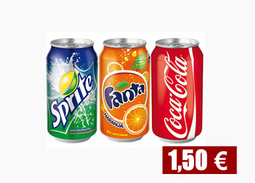 Refrescos de 33 cl Latas