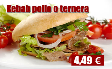 Kebab en Logroño. Kebab Muzamal en Logroño. Kebab a domicilio en Logroño.